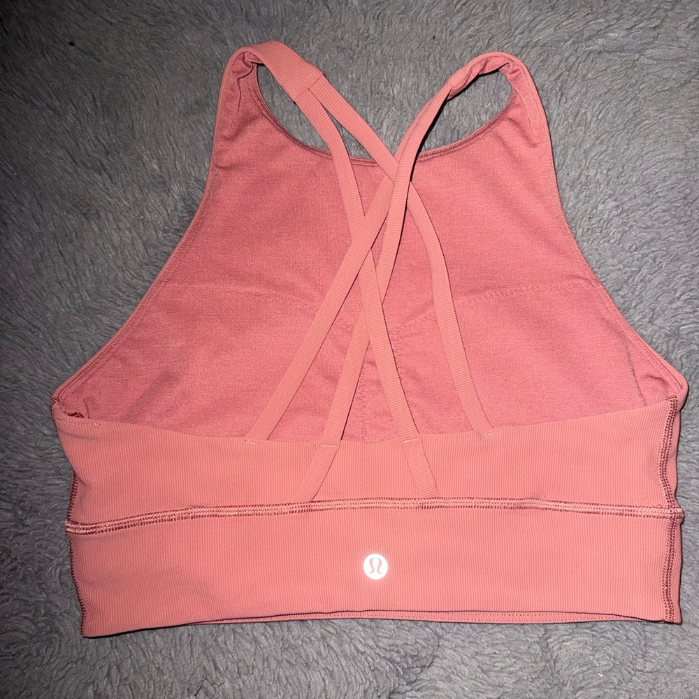 Lululemon Womens Athletic Bra Pink Color Sz 8